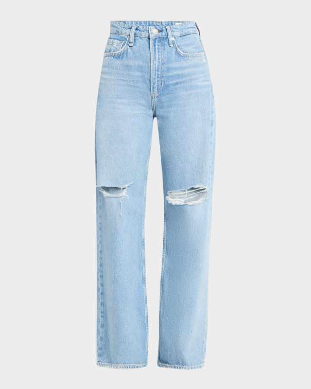 Logan Mid-Rise Wide-Leg Jeans